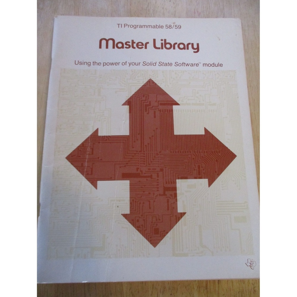 TI PROGRAMMABLE 58C/59 MASTER LIBRARY - USING THE POWER OF YOUR MODULE  ,  1979